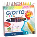 GIOTTO PASTELLI A CERA, CONFEZIONE DA 12 PEZZI